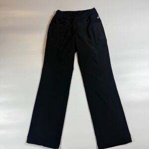Cherokee Scrubs Sweatpants Women's XS Black Stretch Athletic Fit Elastic Waist